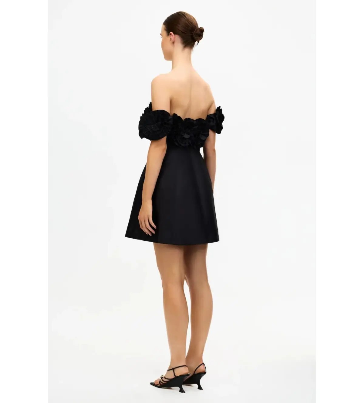 Acler Trusley Mini Dress Black Size 14 photo 3
