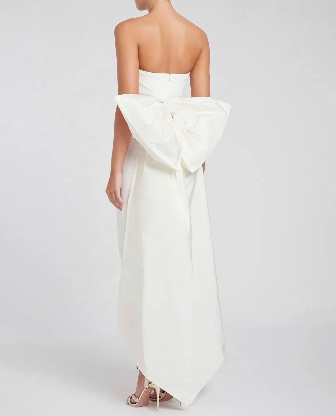 Rebecca Vallance Amore Sleeveless Midi Dress Ivory Size 6 / XS photo 3