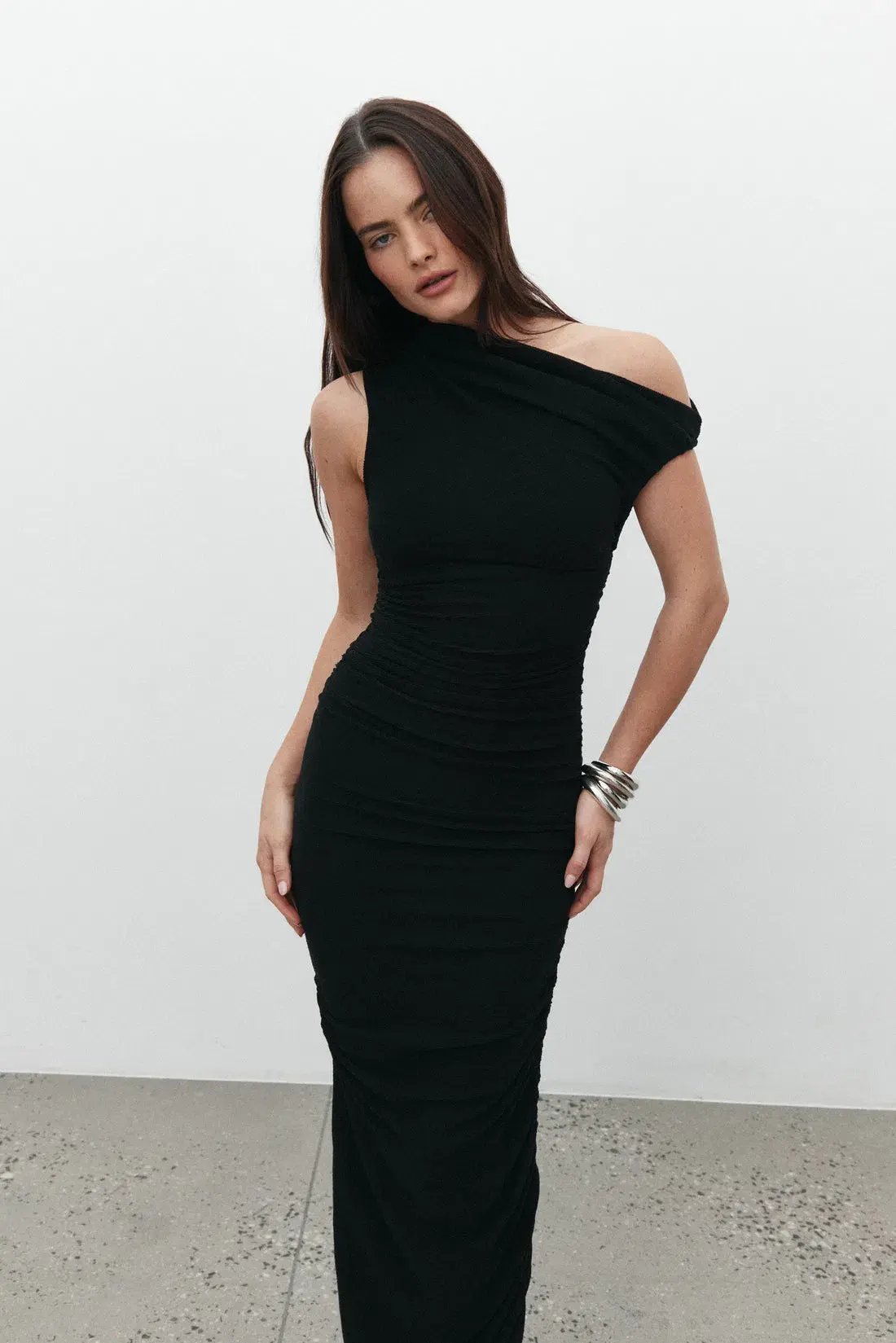 Bayse Azora Maxi Dress Black Size S / AU 8 photo 4