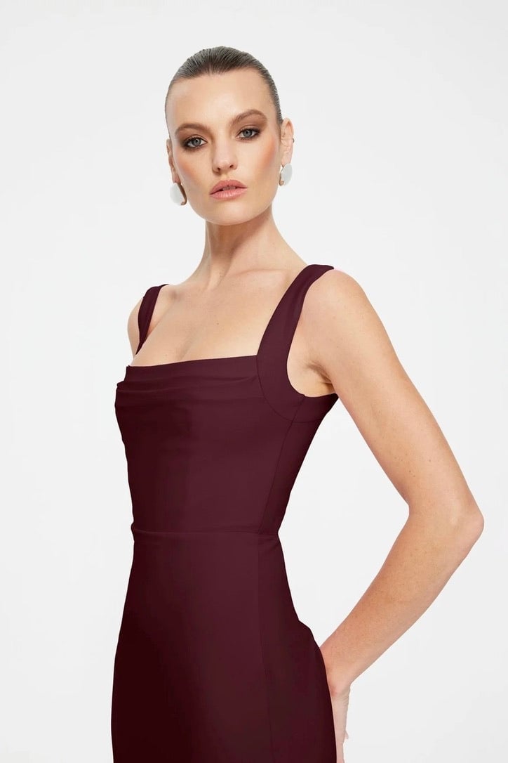 Effie Kats Marbella Gown - Wine photo 2