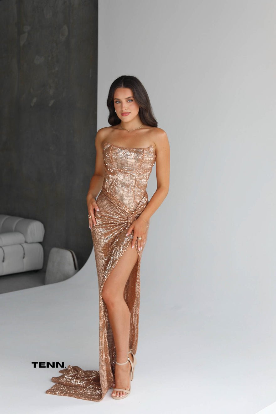 Lia Stublla Chanel Gown - Rose Gold photo 4