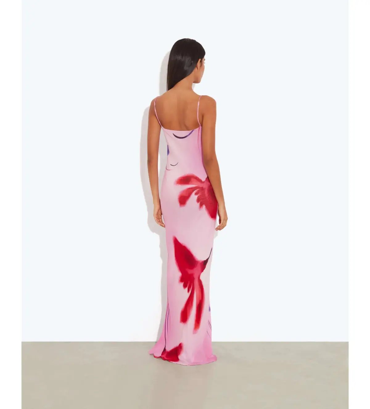 Rat & Boa Alici Pink Floral Maxi Dress Size 10 photo 3