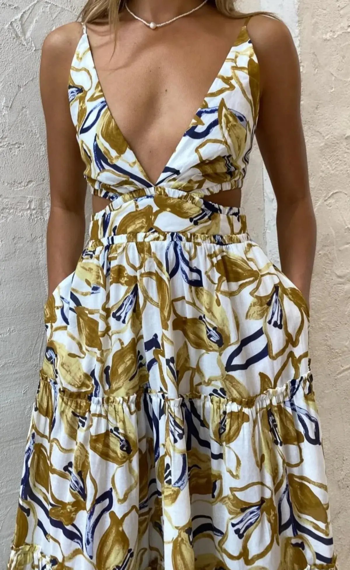 Bec & Bridge Eugenie Maxi Dress Print Size 8 photo 2