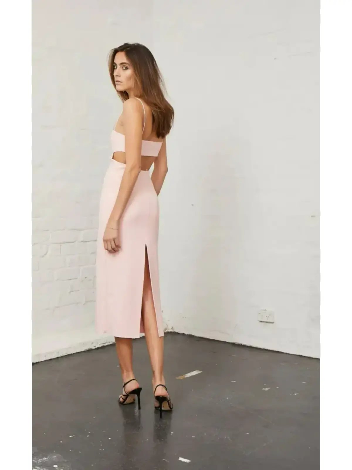 Bec & Bridge Elle Cut Out Midi Dress Size AU 8 photo 2