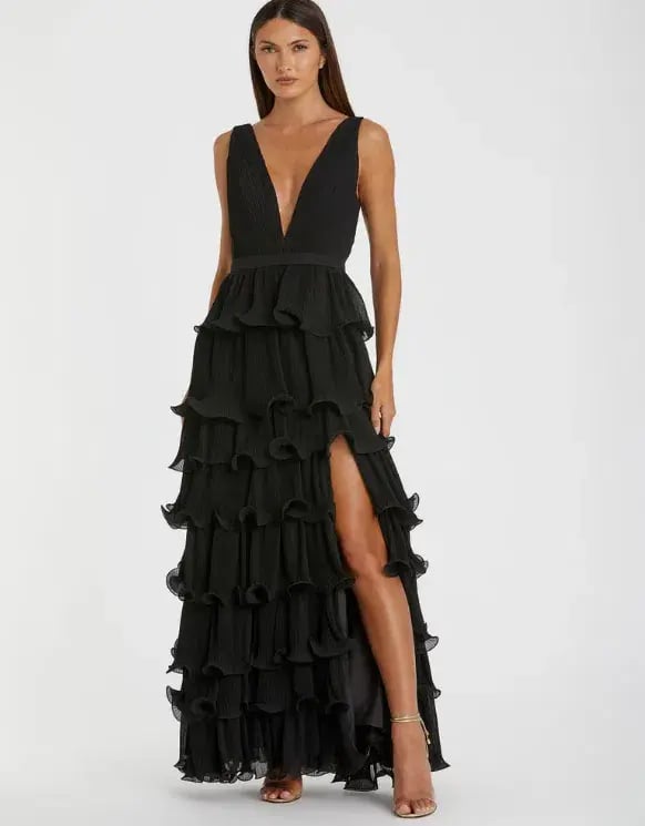 Leona Edmiston Nia LBD Cocktail Dress With Side Split Size AU 4 photo 19