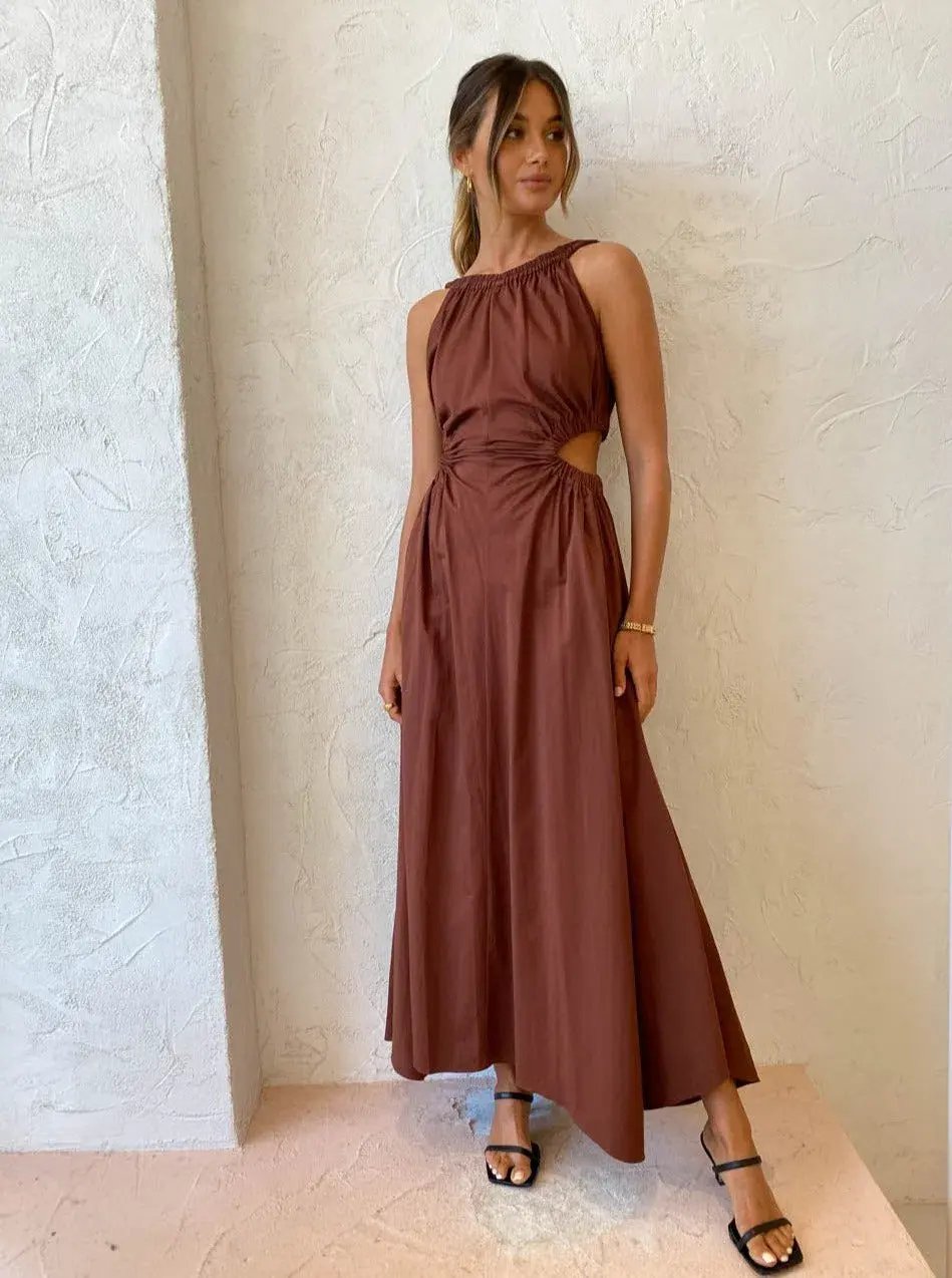 Camilla and Marc Coppola Maxi Dress in Cinnamon Size 8 photo 2