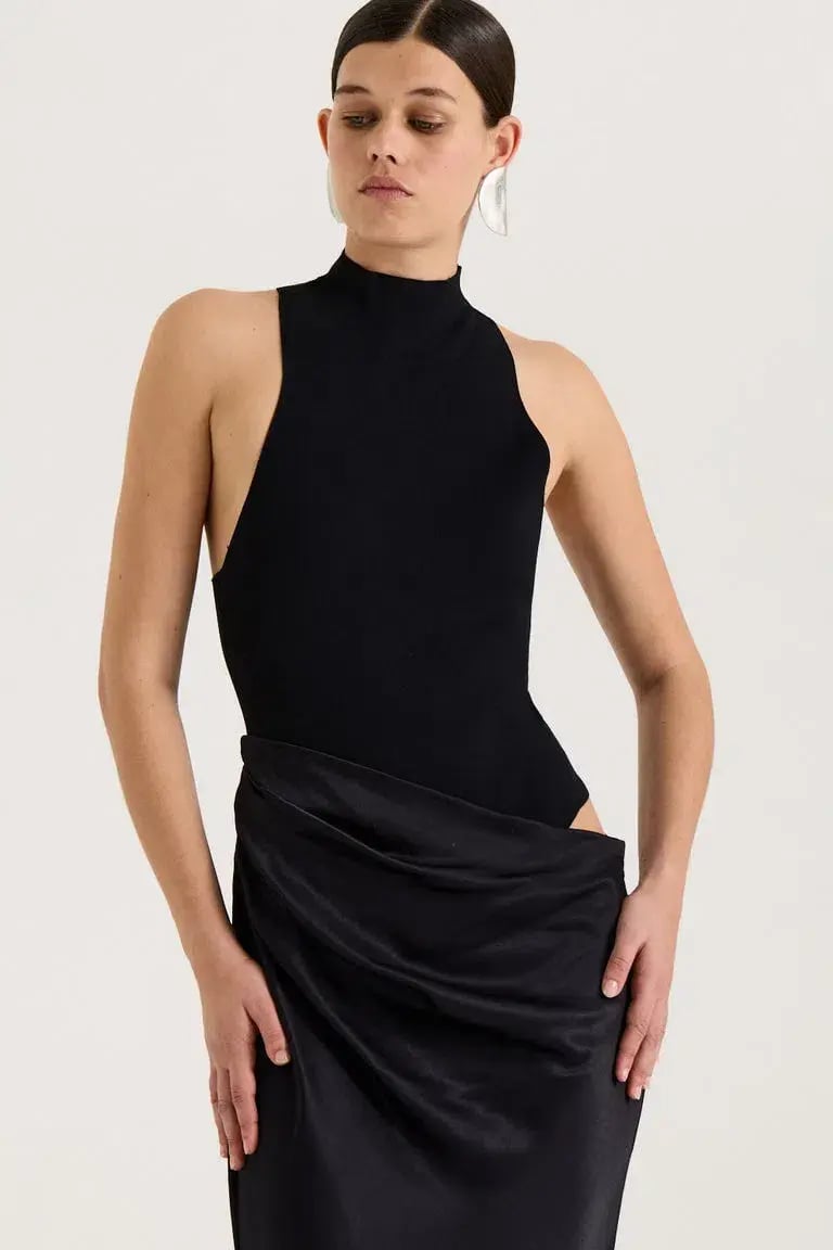 Henne Soraia Maxi Dress Black Size 8 photo 3