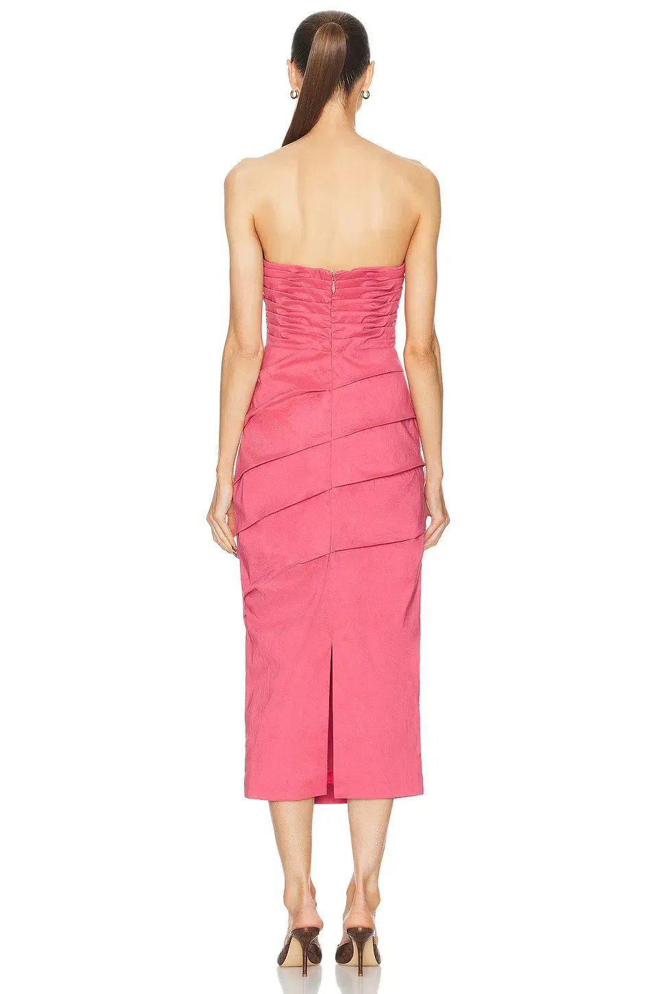 Rachel Gilbert Cheri Dress RoseSize 10 photo 2