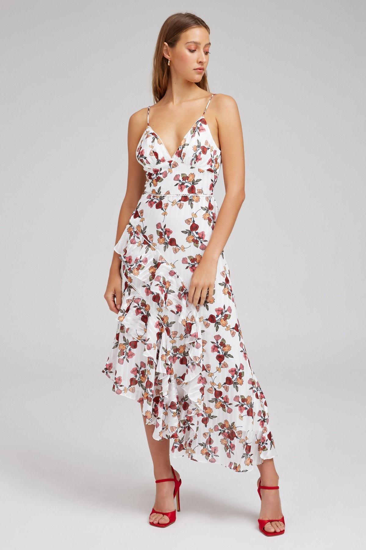 KEEPSAKE Serenity Midi Dress Porcelain Vine photo 2