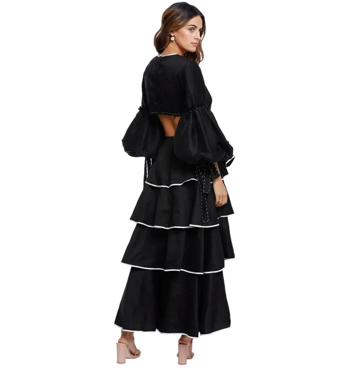 Aje Gracious Cut Out Dress Black Size AU 8 photo 2