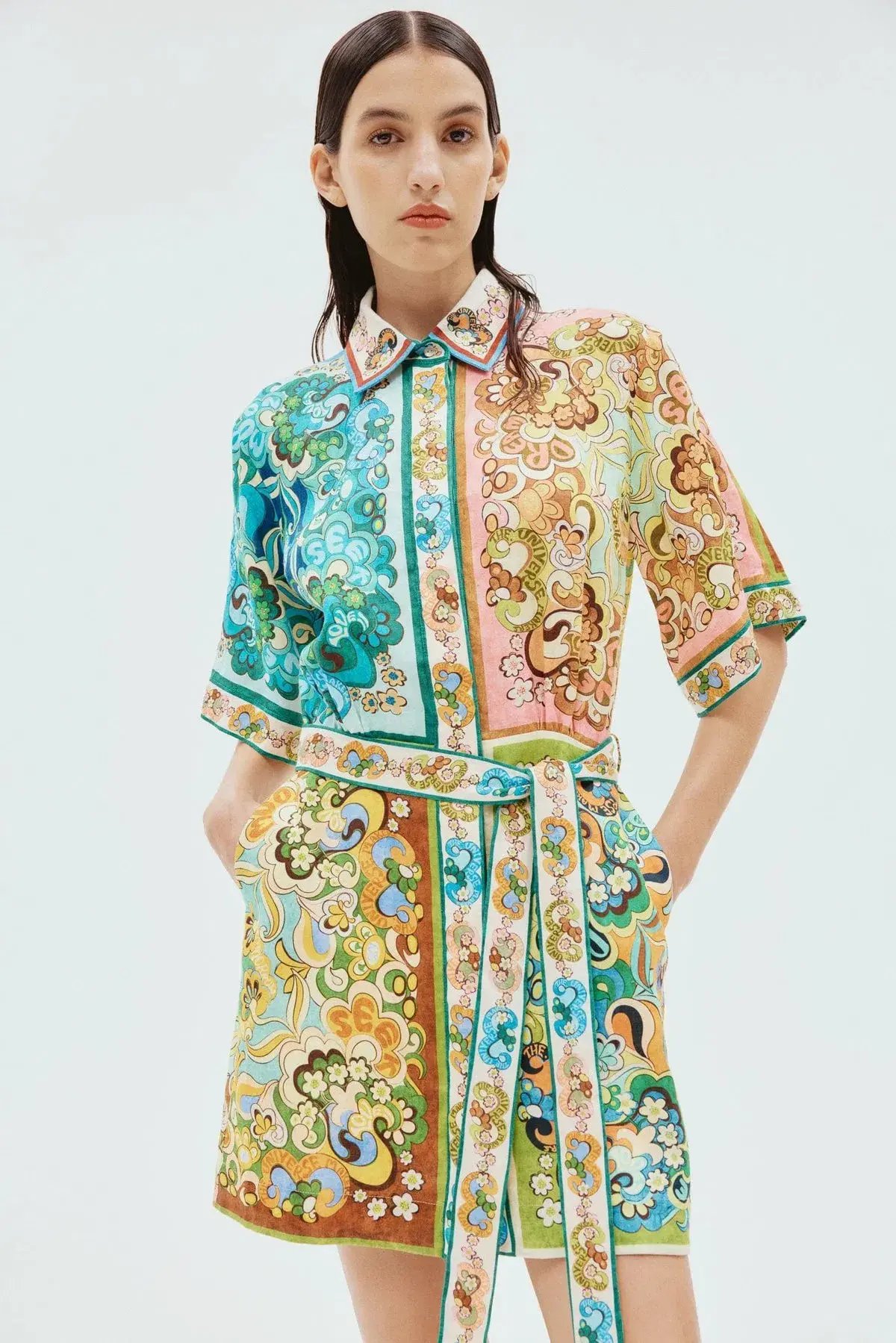 Alemais Dreamer Mini Dress Multi Size 10 photo 2
