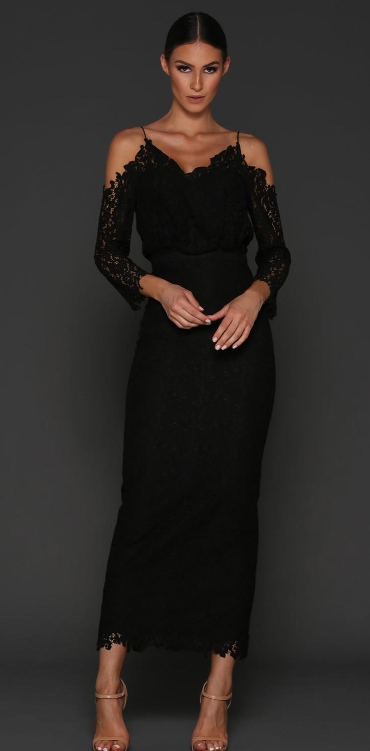 Elle Zeitoune Kendra Black Dress photo 2