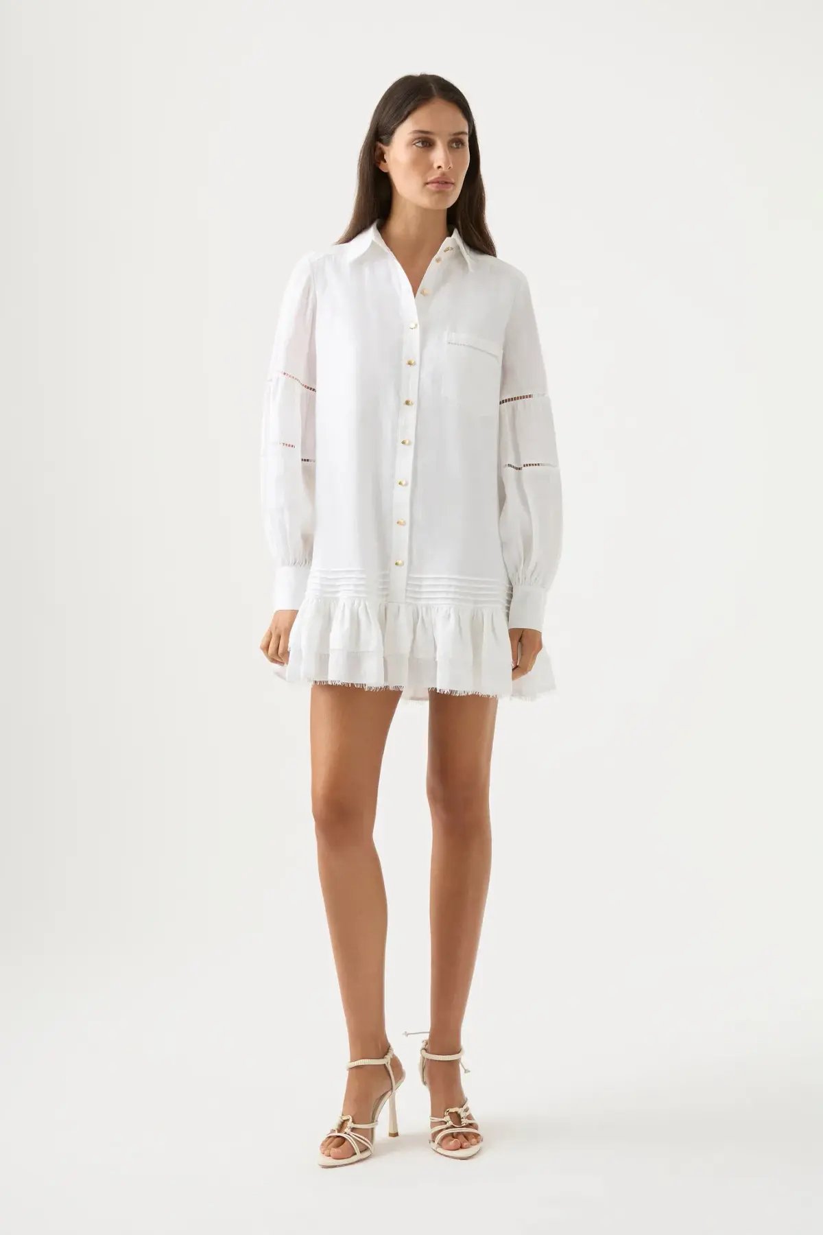 Carla Zampatti Ivory Satin Bias Dress Size 8 photo 20
