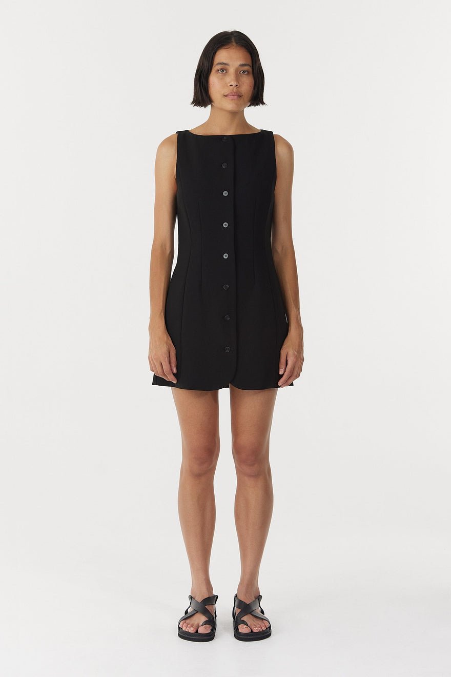 Third Form Skyline Tailored Mini Dress - Black photo 3