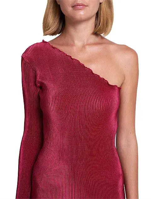 L'Idee Soiree Gigi Sleeve Gown Red Size 8 / S photo 5
