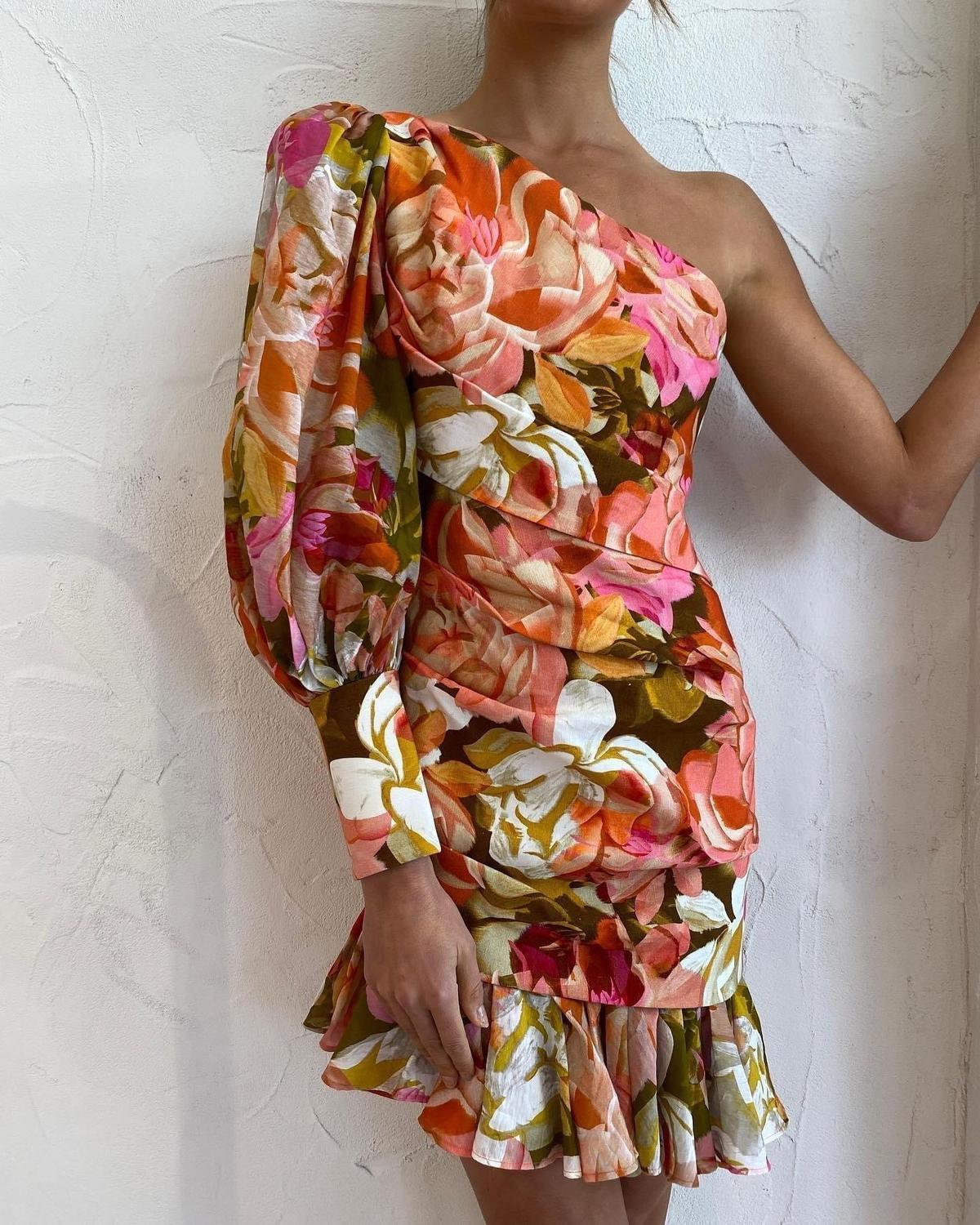 Acler Lawson Dress in Pink Bouquet Size 6 photo 2