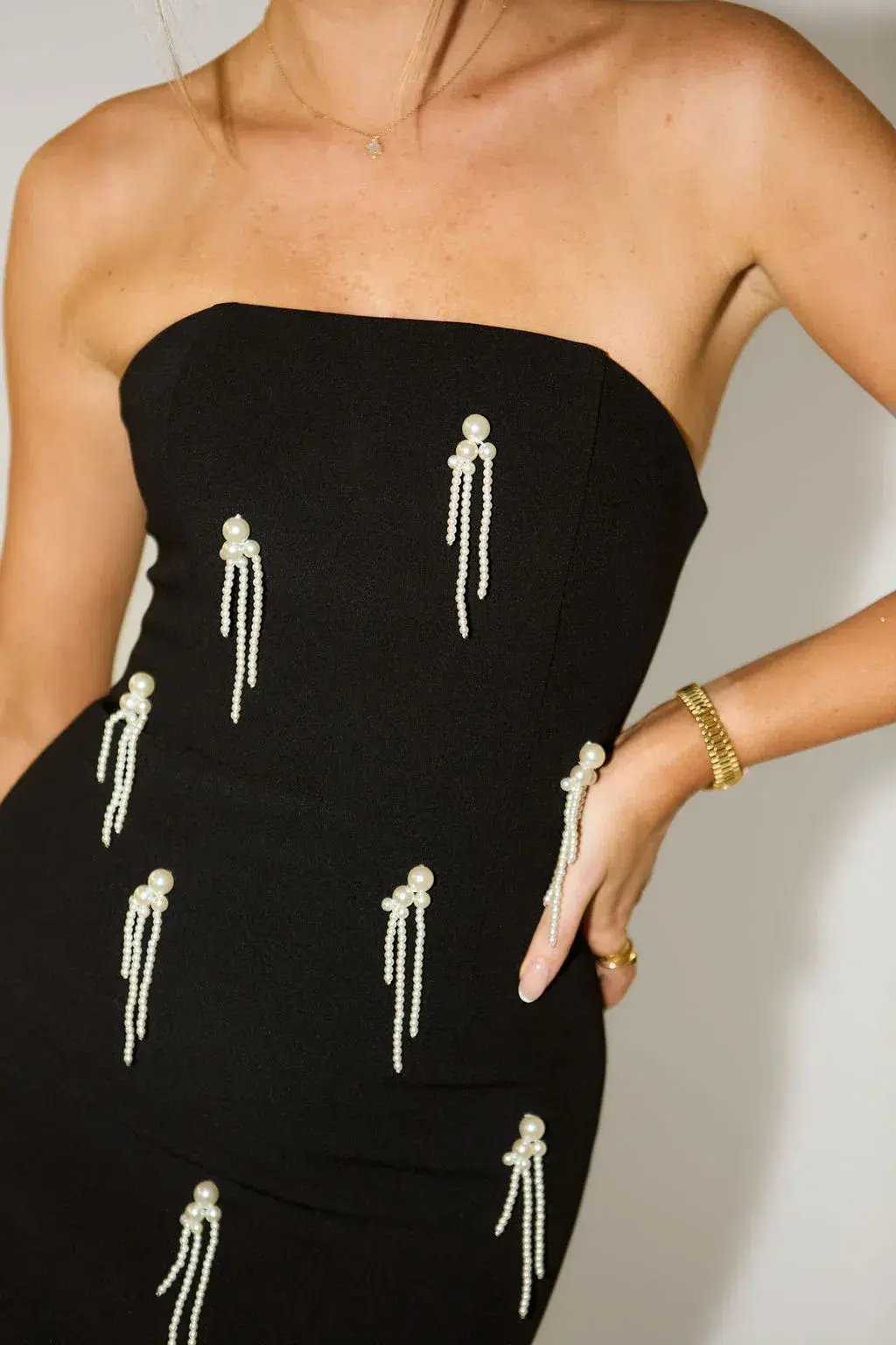 Odd Muse The Ultimate Muse Embellished Midi Dress Black Size M / AU 10 photo 5