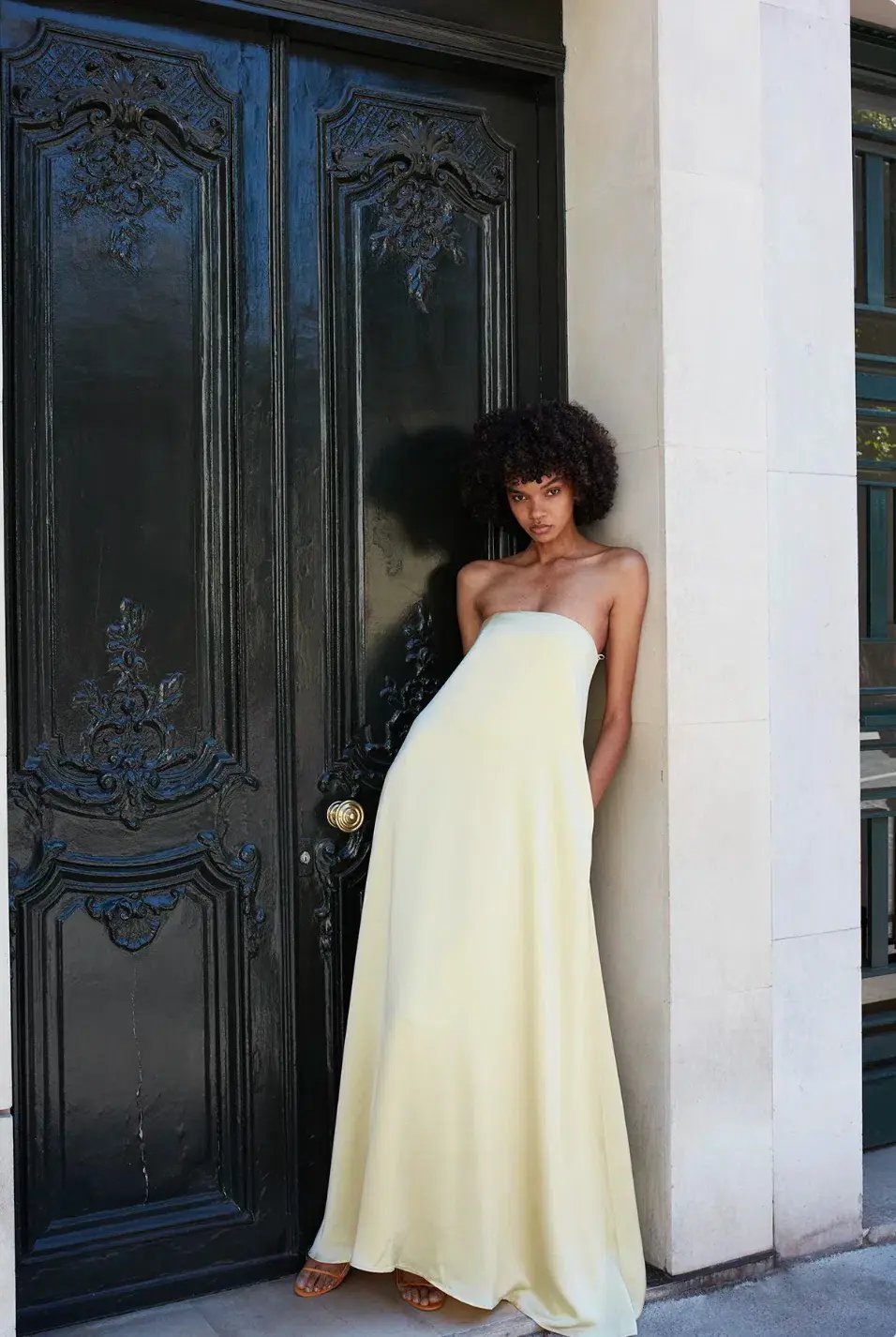 Anna Quan Delfina Dress in Champagne Size AU 8 photo 4