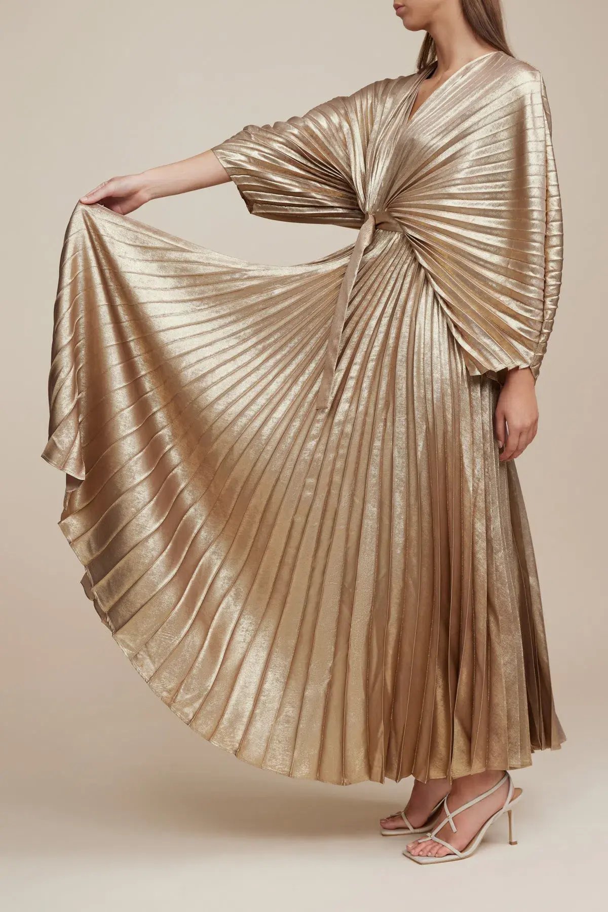 Acler Gold Westover Dress Golden Size 6 photo 2