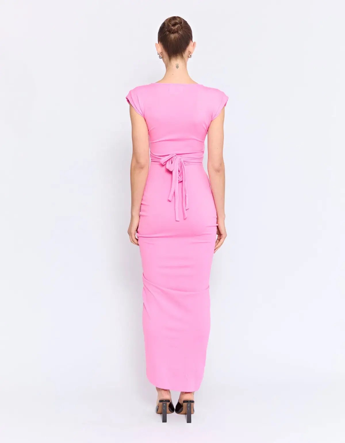 Pfeiffer Ramos Midi Dress Pink Size M / AU 10 photo 2