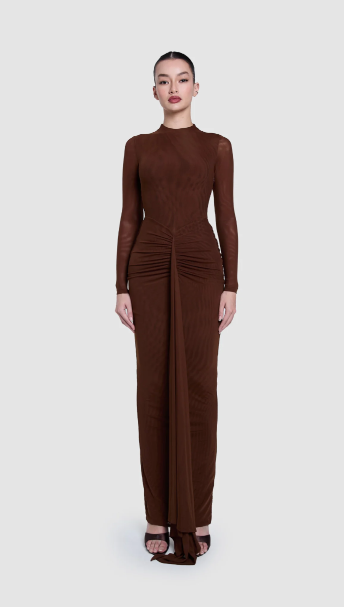 ALUYA MESH MAXI BY BBXBRAND BROWN photo 8