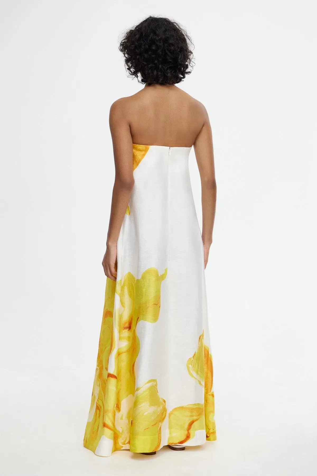 Acler Hopton Dress Ivory Calla Lily Size 8 photo 2