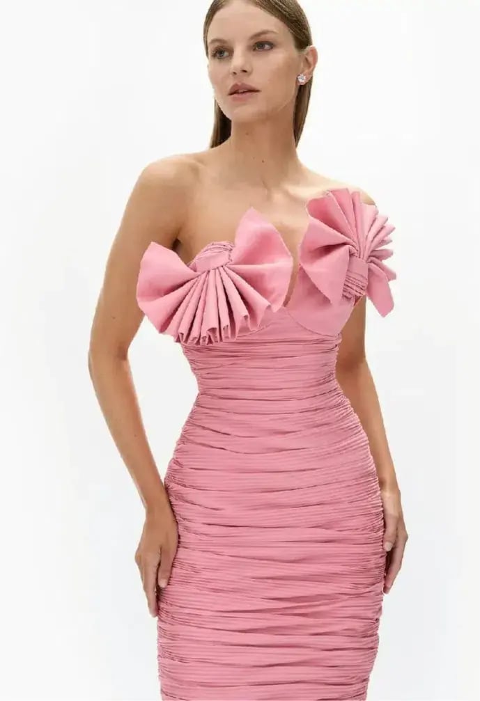 Rachel Gilbert Jensen Gown Pink 3/AU12 photo 4