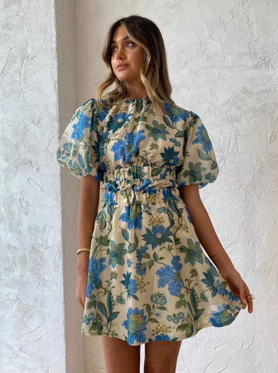 Sir the Label Celia Open Back Mini Dress Marguerite Floral Size AU 12 photo 9