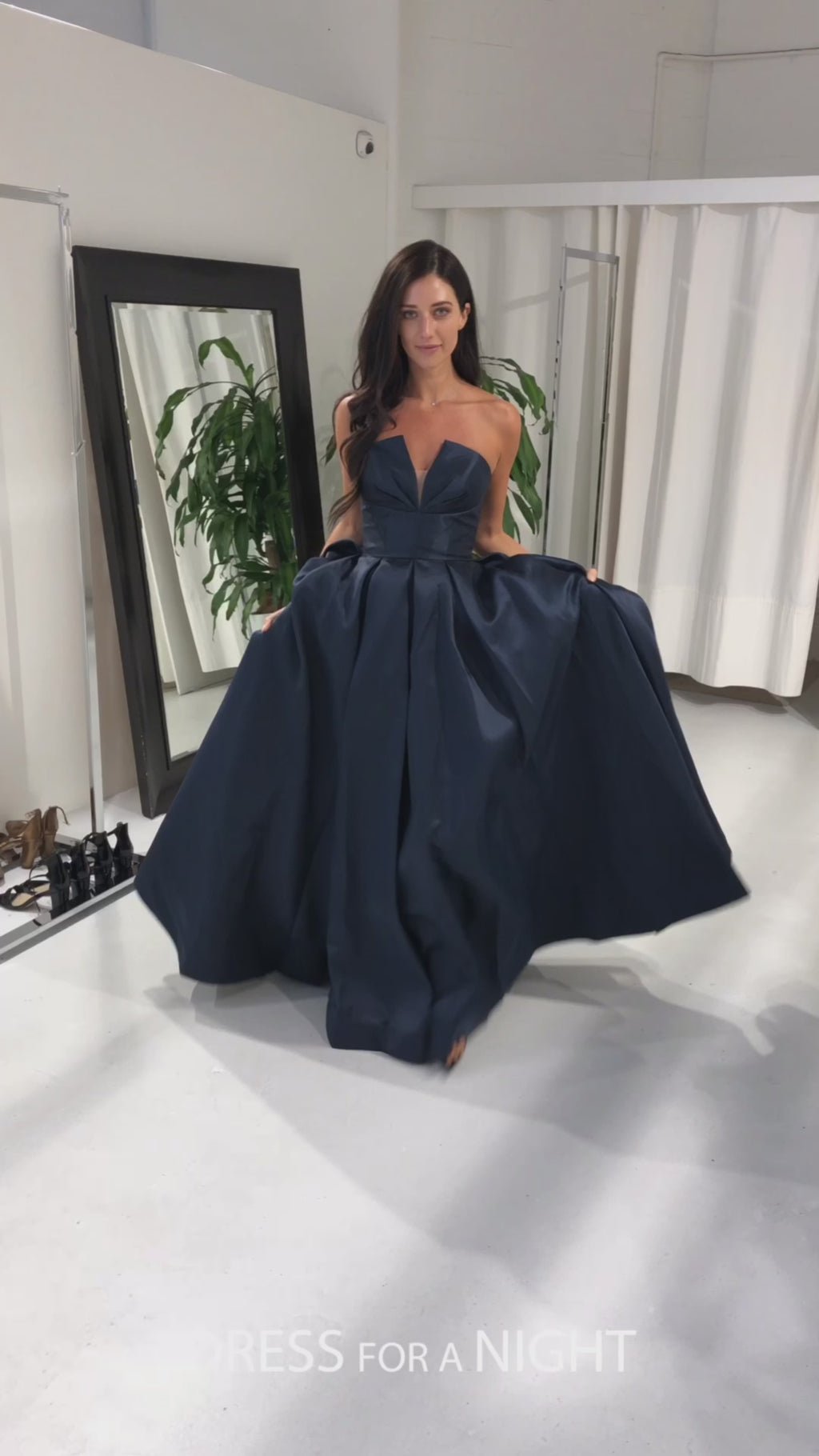 Lucille Gown in Navy Blue (TA611) photo 4