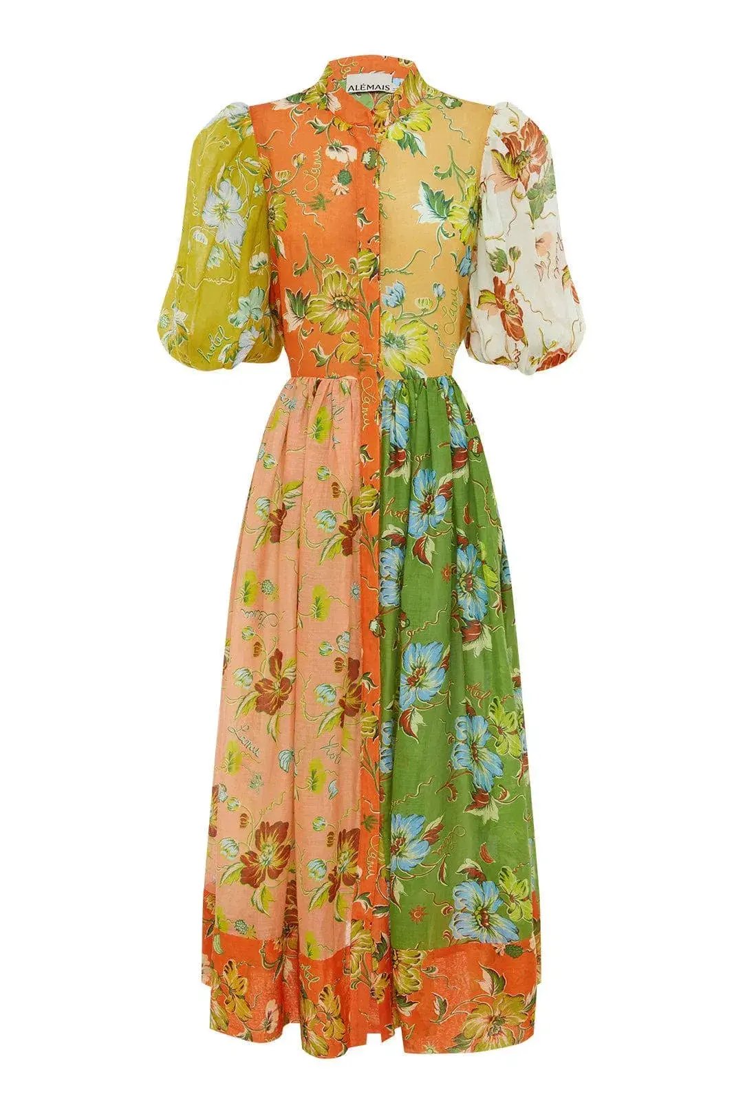 Alemais Hotel Lamu Spliced Shirtdress Floral Size 4 AU/UK (0 US) photo 5