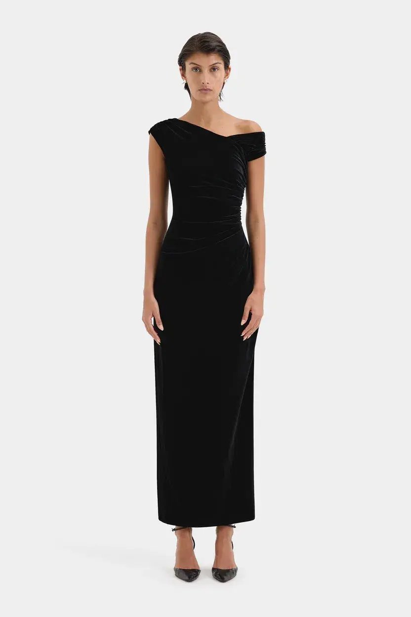 Sir the Label Ettore Gown Black Size 3/AU 12 photo 2