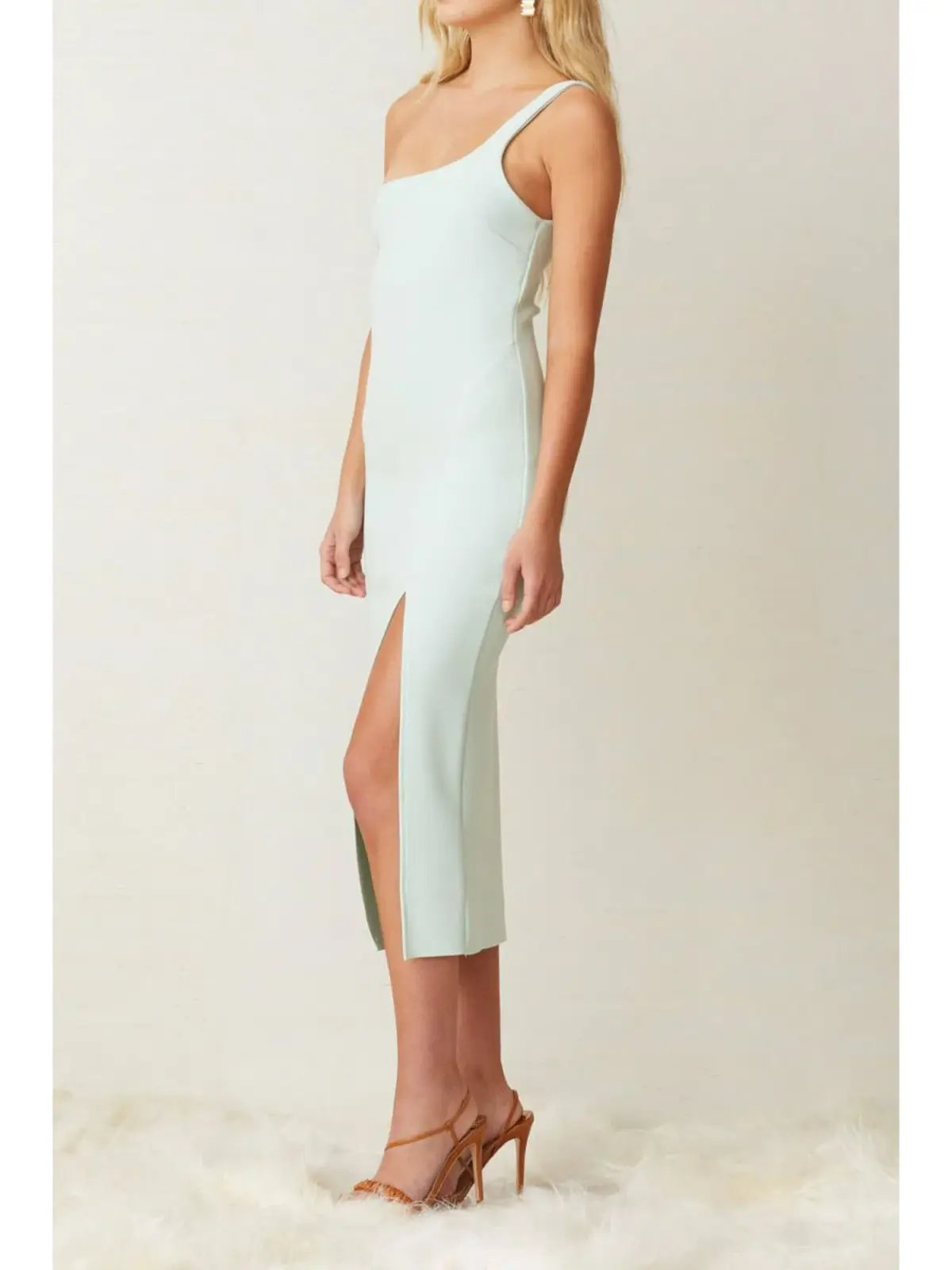 Bec & Bridge Ariel Halter Midi Dress Cool Mint Size 2 / AU 6 photo 2