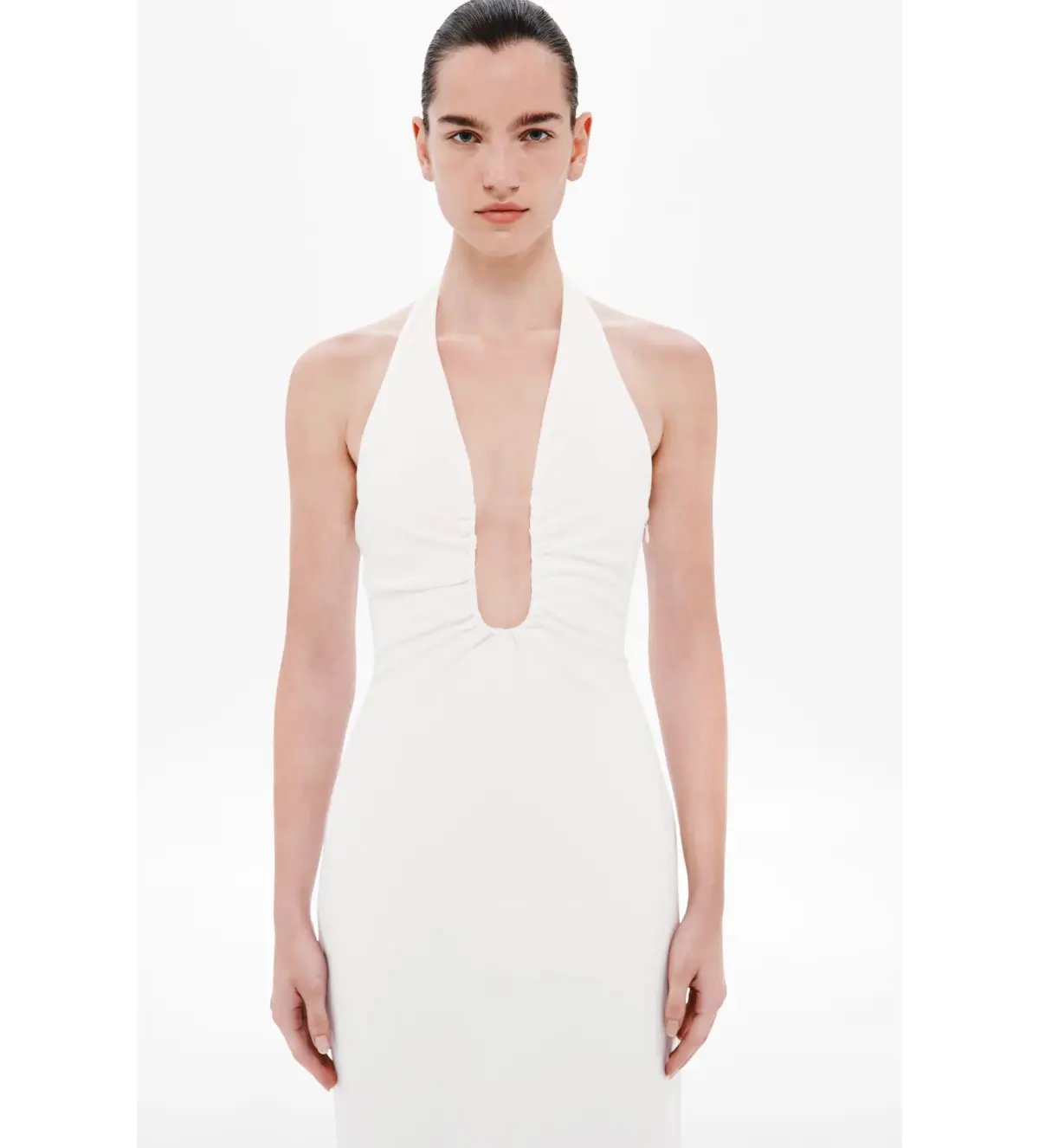 MISHA Alusia Maxi Dress Ivory Size 8/S photo 4