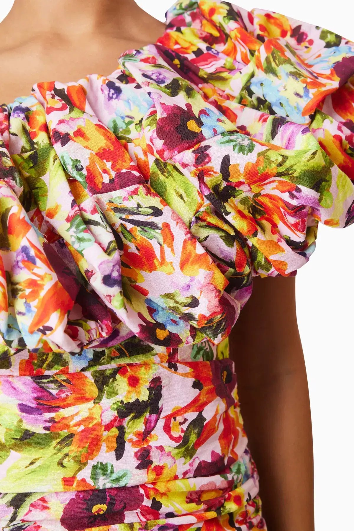 Elliatt Elira Printed Mini Dress in Floral Multi Size 10 photo 5