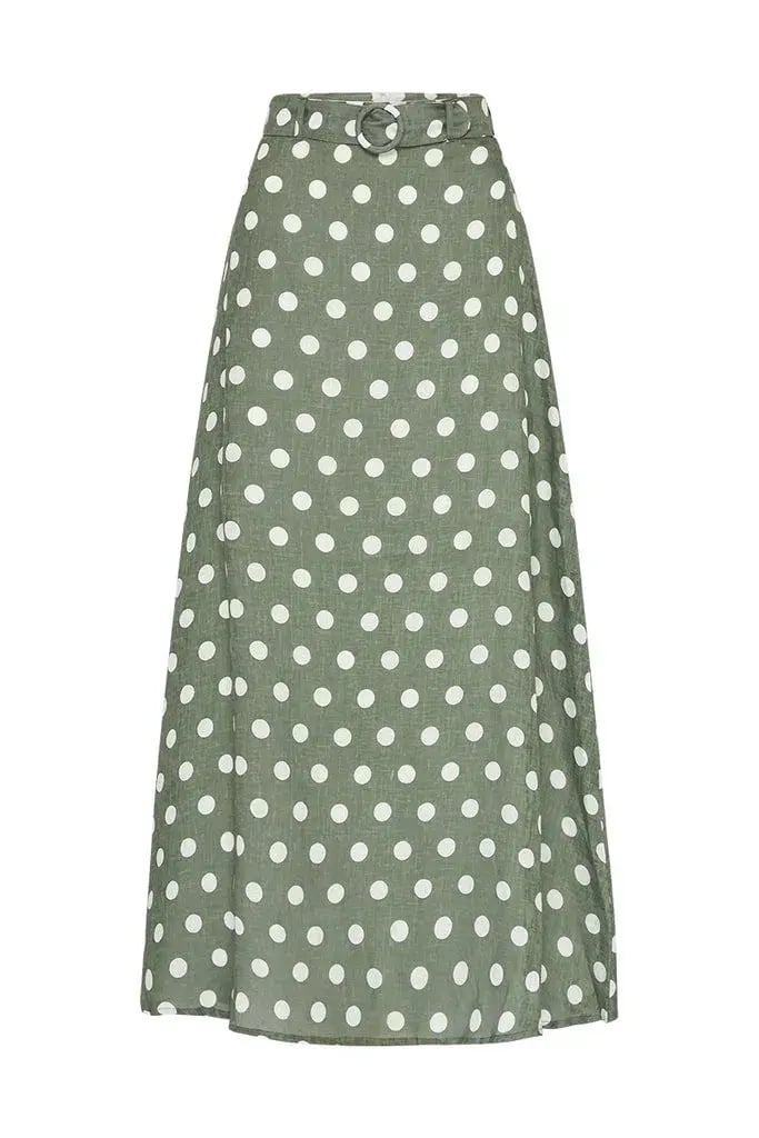 Faithful The Brand Idrisy Top and Devon Midi Skirt Set - Emelda Dot Print photo 2