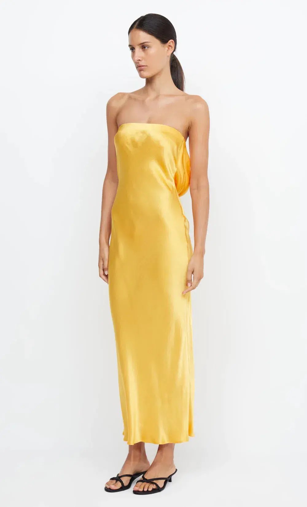 Bec & Bridge Moon Dance Strapless Dress Mango Size AU 10 photo 2