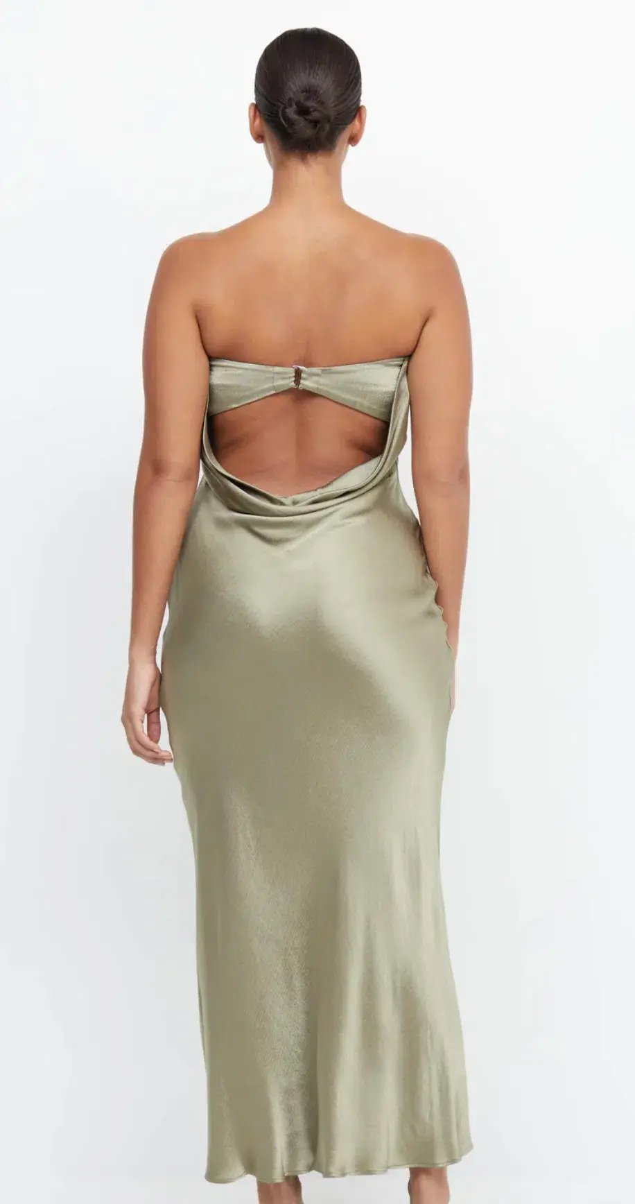 Bec & Bridge Moon Dance Strapless Maxi Sage Size 8 photo 3