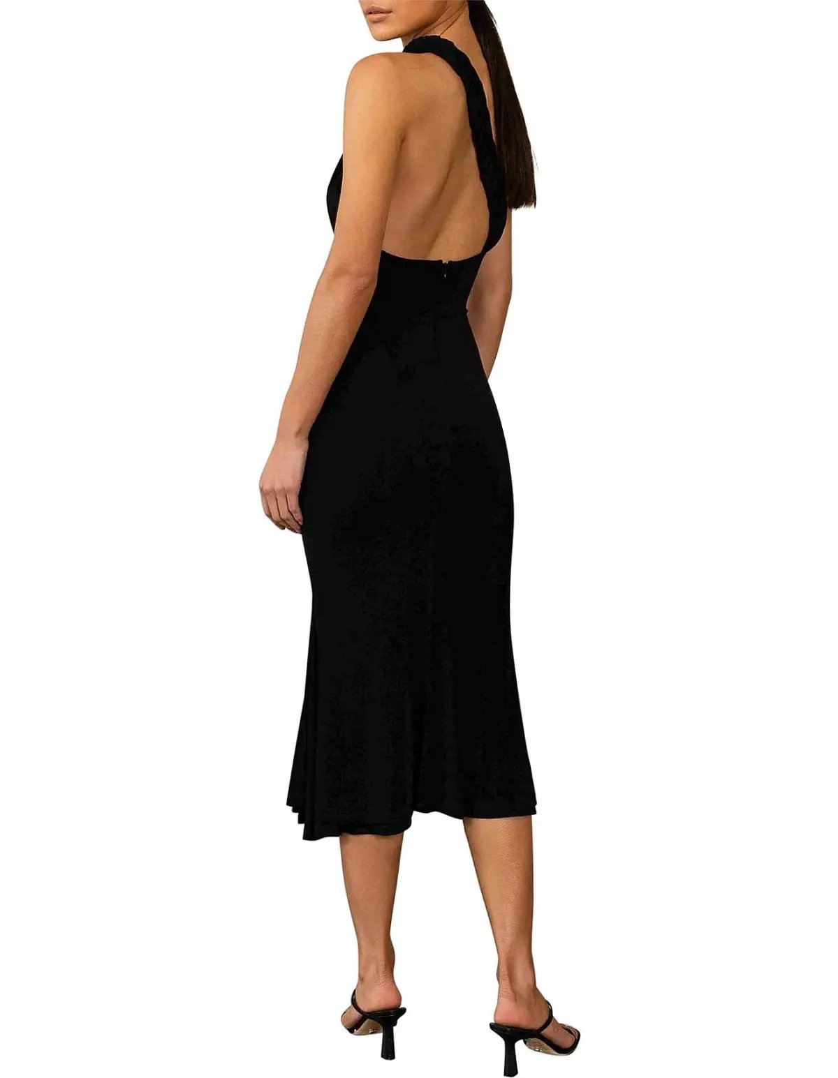 Misha Dune Dress Black Size 6 photo 3