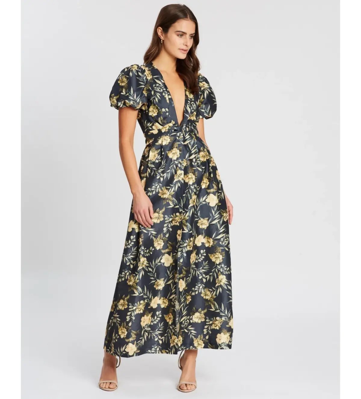 Sir The Label Silk Maxi Dress in Carmen Floral Print Size 2 / AU 10 photo 2