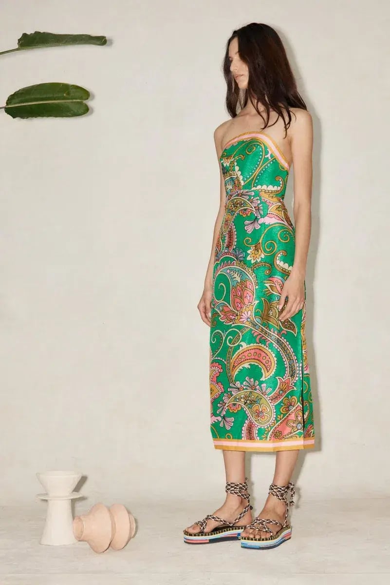 Alemais Marion Bodice Dress Green Size 8 / S photo 4