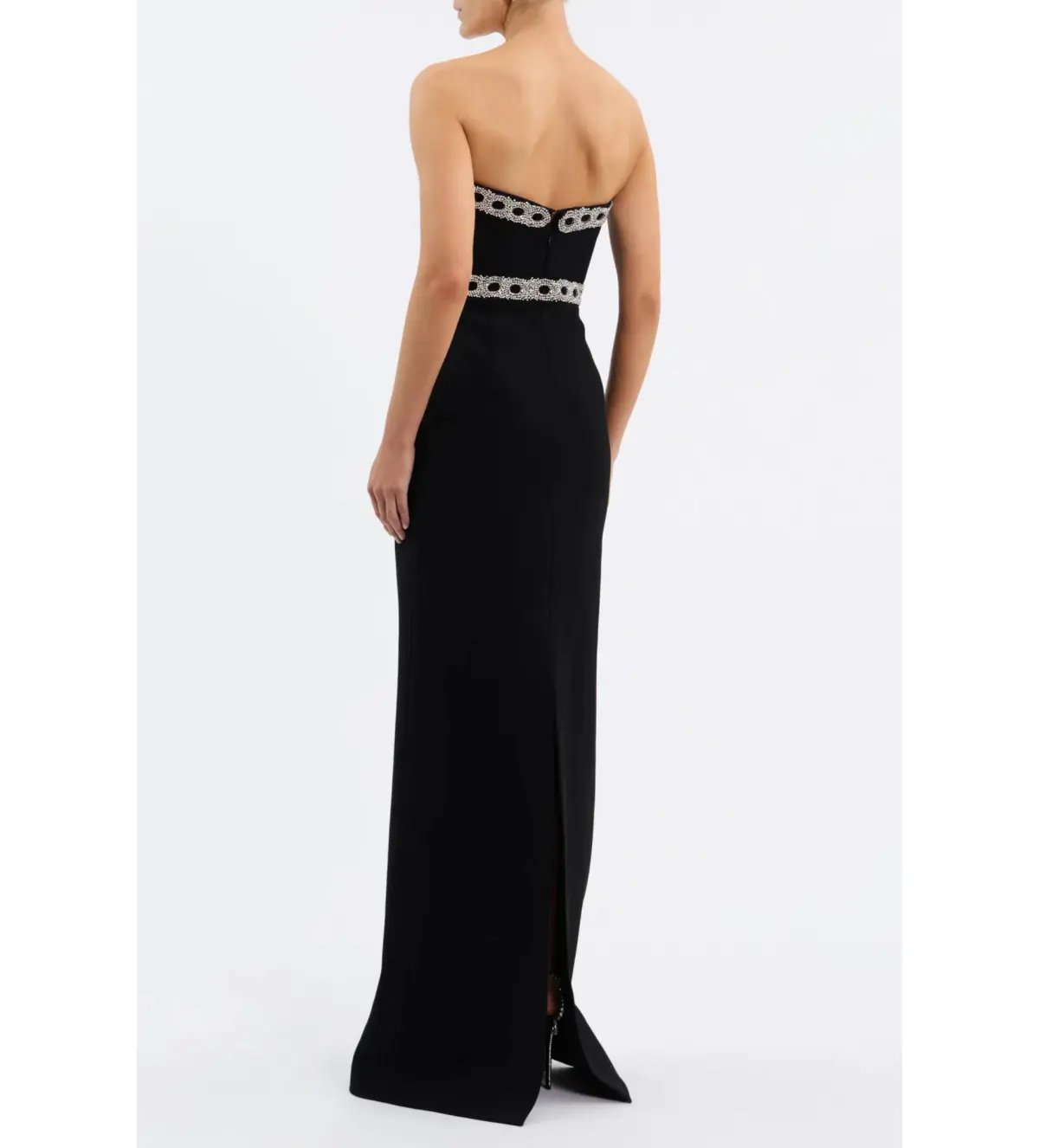 Rebecca Vallance Celinda Gown in Black Size AU 10 photo 3