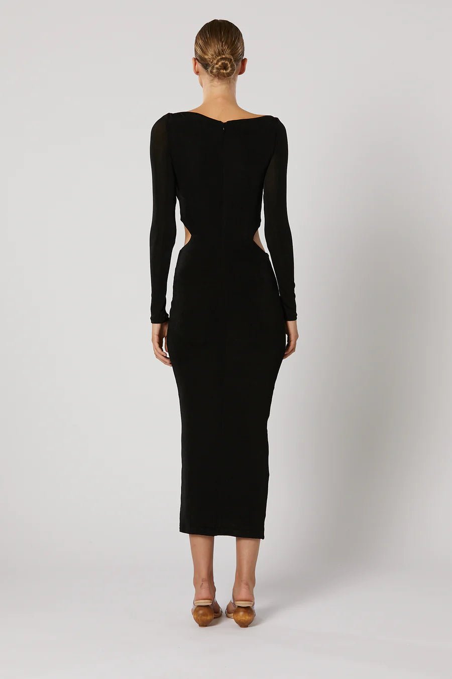 WINONA ITHACA KNOT DRESS - BLACK photo 4