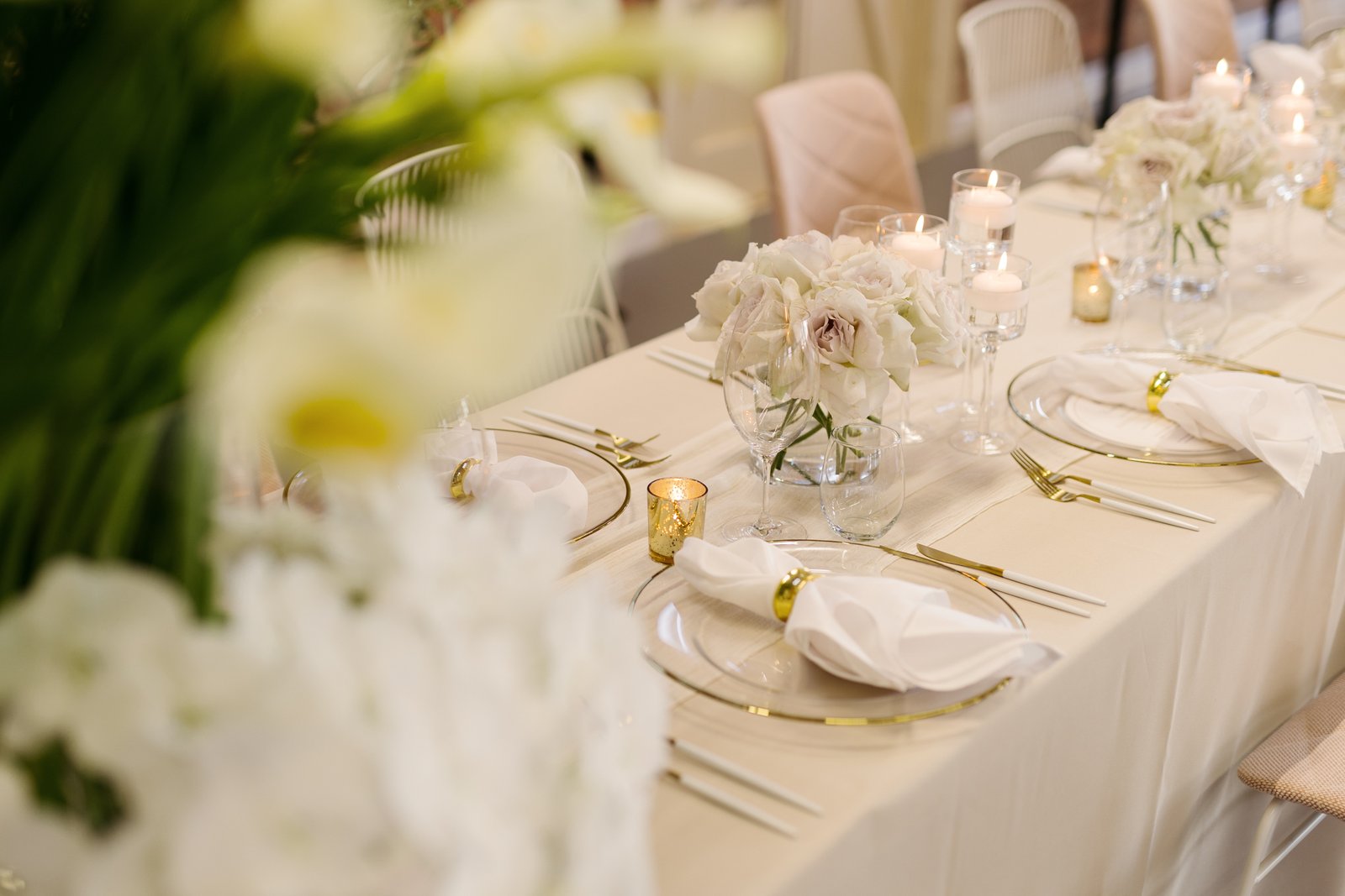 Ivory Cheesecloth Table Runners photo 2
