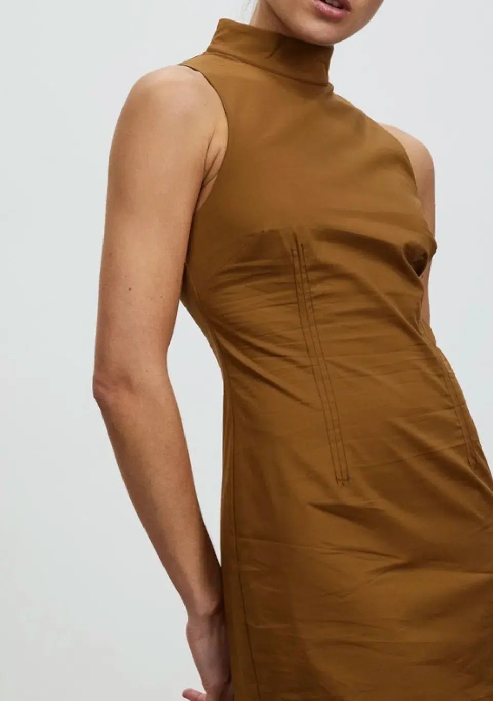 Lover Hadley Mini Dress Brown Size 8 photo 5
