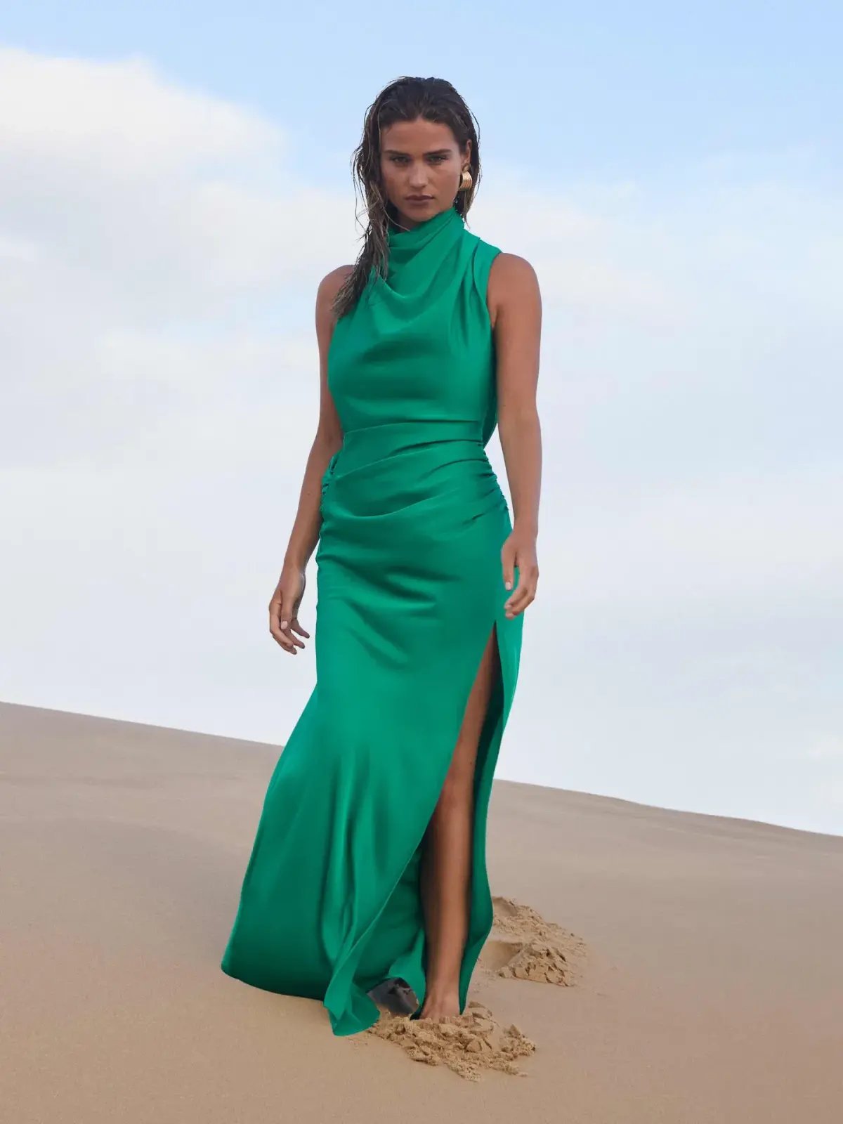 Sheike Venus Maxi Dress Jade Size 14 photo 3