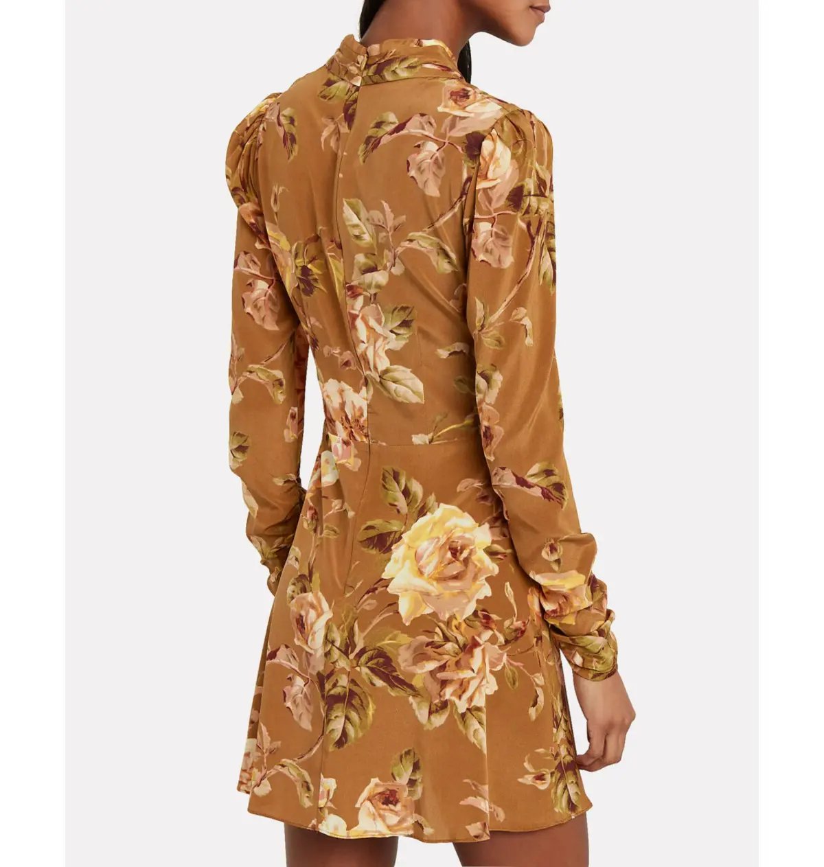 Zimmermann Resistance Silk Twist Mini Dress Floral Size 0 / AU 8 photo 3