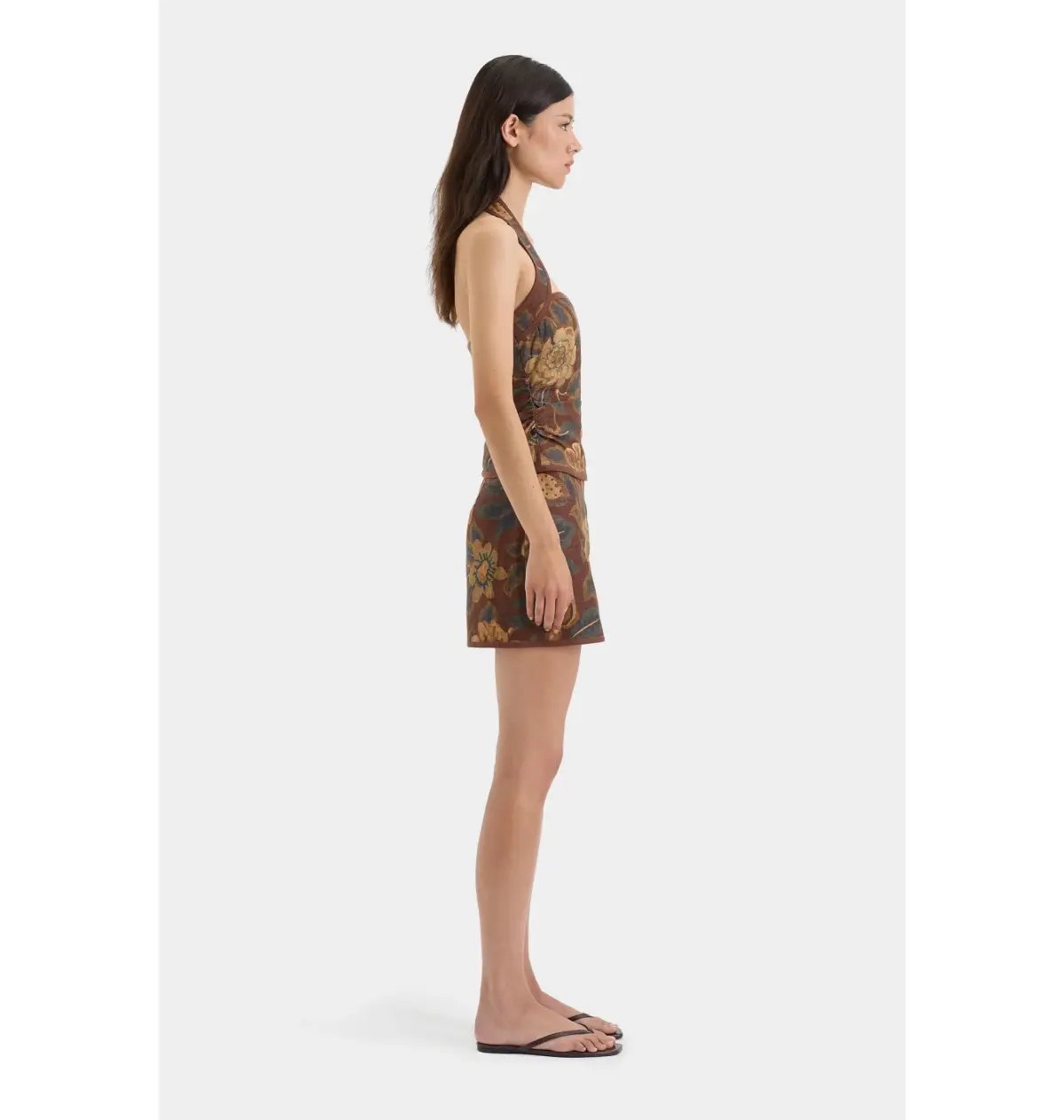 Sir The Label Jerry Halter Bodice and Mini Skirt in Tapestry Size 1 / AU 8 photo 4
