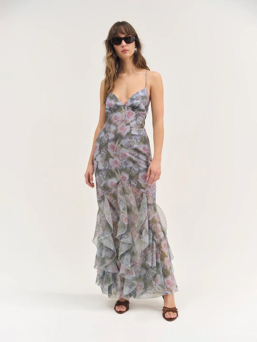 For Love and Lemons Elea Maxi Dress - Purple photo 2