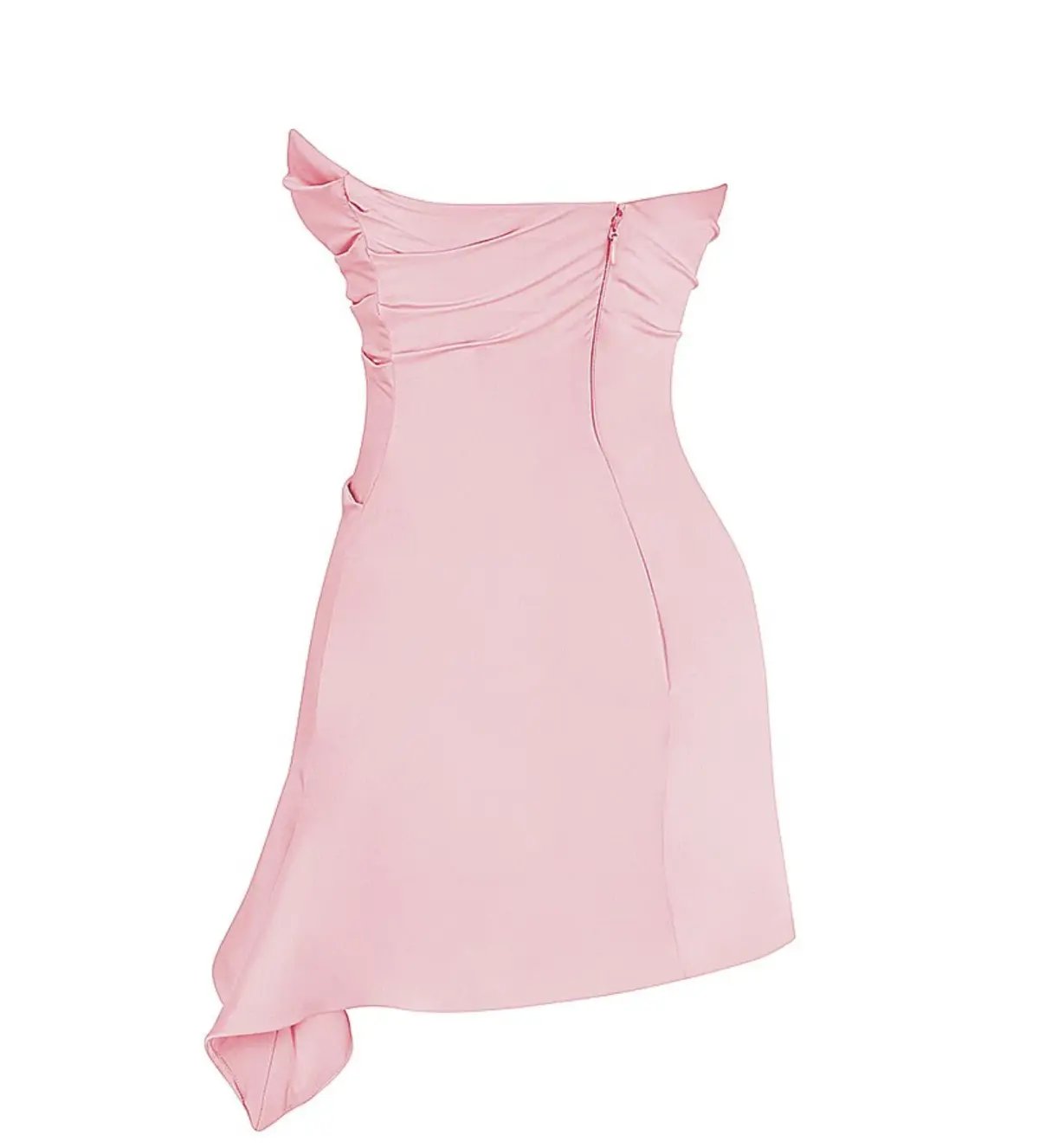 House of CB Jasmine Draped Strapless Corset Mini Dress Rose Pink Size XS/AU 6 photo 6