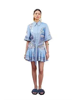 Alemais VILLA ROMANTICA MINI DRESS Blue Size 12 photo 6